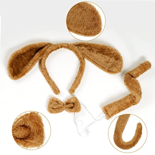 Jmkcoz 6 pieces puppy dog ears headband bowtie tail for kids girls boys easter party halloween party christmas costume 3 Jmkcoz 6 pieces puppy dog ears headband bowtie tail for kids girls boys easter party halloween party christmas costume - image 4