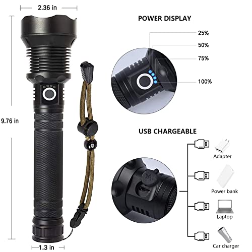 Lylting P70 Rechargeable Led Flashlights High Lumens thumb #2