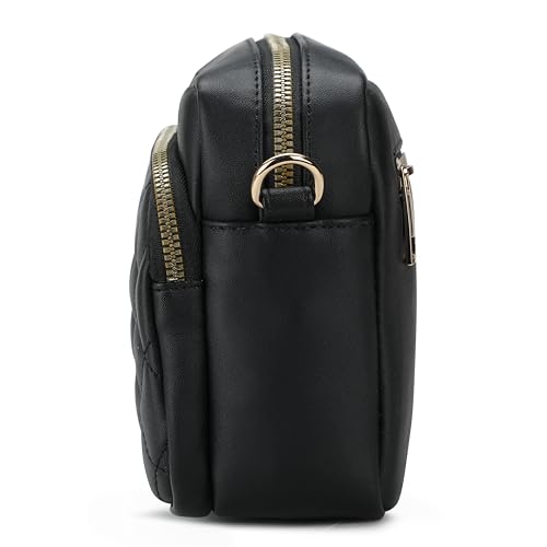 Image of K London Women's Cross Body Sling Bag with Pouch faux Leather Sling Bag for Women - Girls Travel Crossbody Bags with Adjustable Strap - Ladies Shoulder Purse Stylish Handbag