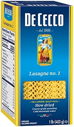 De Cecco Pasta, Lasagne 16 oz