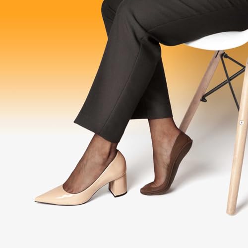 Image of SHEEC Women's No Show Socks for Flats | Non-Slip Invisible Liners for Heels & Ballet Shoes | Soft, Lightweight | 4 or 6 Pairs