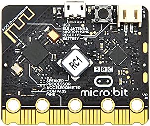 ELECFREAKS BBC Official Micro:bit V2.2 Board for Coding and Programming(not Include Micro USB Cable and Battery Holder)