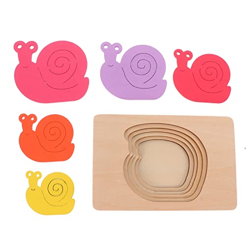 ibasenice Trieuse en Bois pour Cadeaux Anniversaire Multi-Couches Adultes Gradient Jouet Préscolaire Jouet Enfants Compétence Pingouin Jeu Moteur Enfants De Puzzle Tout-Petits Cognition Cover