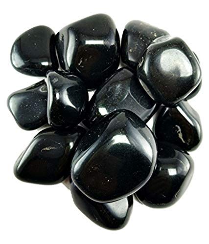 Creative Farmer 10Kg Black Polished Stone Natural Pebble Stones (Black Polished) Terrarium|Succulents|Garden Pots|Gardening|Bamboo Plants & Multi Purpose Pack [10Kg]