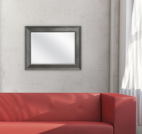 Image of MCS 15.5x21.5 Inch Wall Mirror, 21x27 Inch Overall Size, Pewter (20448)