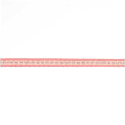 Rico Design Webband Multi Streifen Neon Pink/Gelb/Grau