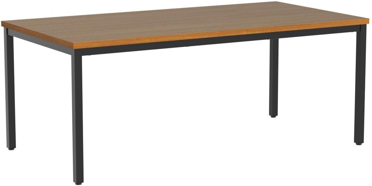 BIBOC Large Computer Desk Modern Simple Style Table 36X72 inches Office Desk Sturdy Writing Workstation Office Desk Writing for Home Office Desk Workstation Wide Metal Sturdy Frame