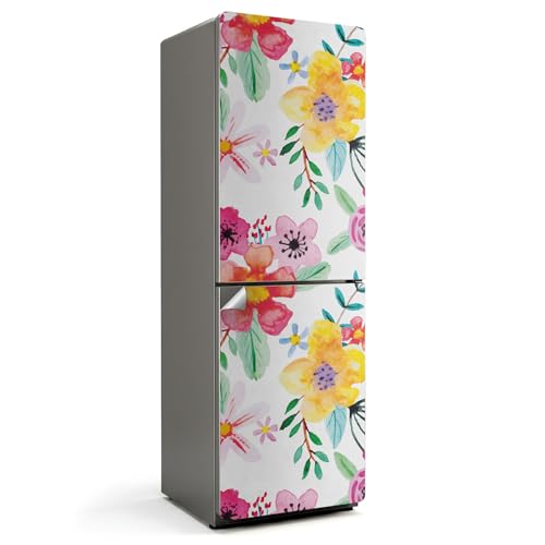 Sticker décoration réfrigérateur 60x180 motif floral auto-adhésif - 2