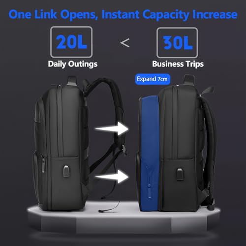 Mochila Expandible para Portátil de Hombre, 17 pulgadas miniatura 2