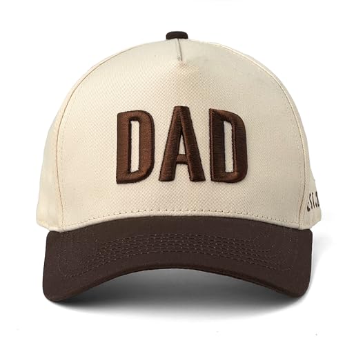 Image of DAD Hat for Men, Adjustable Embroidered Cap with EST 2026, First for New Dad