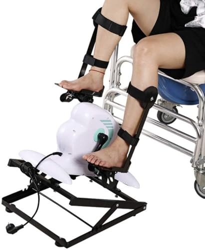 Image of Motorized Electric Mini Exercise Bike Pedal Exerciser, Adjustable Seat & Resistance, Postoperative Rehabilitation, LCD Display, Remote Control