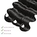 Human Hair Bundles 18 20 22 Inch 12A Body Wave Bundles Human Hair 100% Unprocessed Brazilian Virgin Hair 3 Bundles Double Weft Hair Extensions for Black Women Natural Black