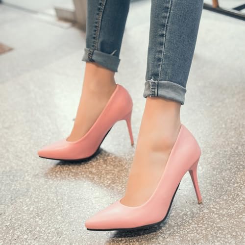 Womens Stiletto High Heel Work Party Pumps Pointed Toe3
