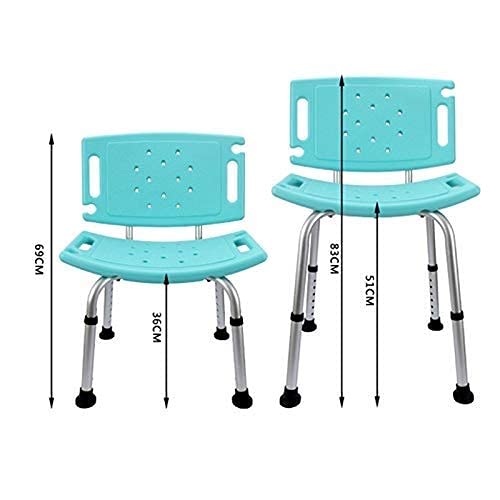 Tabouret de douche de salle de bain ergonomique et imperméable - 6