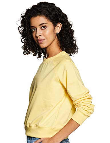 Image of Amazon Brand - Symbol Women's Cotton Crew Neck Sweatshirt (Available in Plus Sizes)