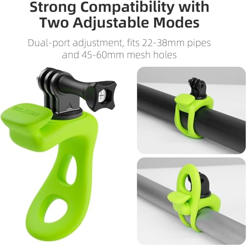 Soporte de tubo para GoPro e Insta360 con anillo flexible 3