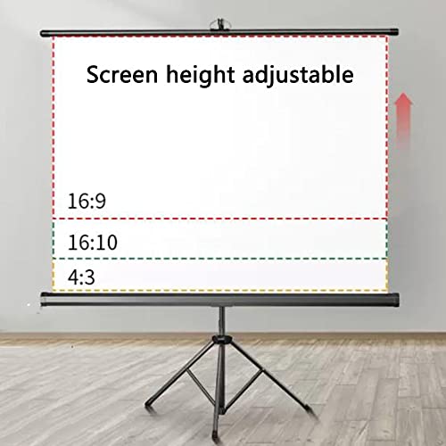 Pantalla de proyección ajustable 60" con tripié miniatura 5