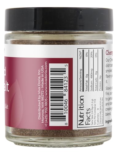 Sal marina fina ahumada Viva Doria 5 oz en frasco miniatura 3