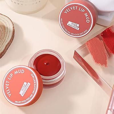 Velvet Hazy Cheek Lip Mud Dual Use For Lips And Cheek Lip Clay High Pigment Lipstick Lasting Lip Tint Toffee Lipstick