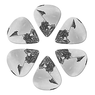 United States Marine Lot de 6 médiators pour guitare acoustique, guitare électrique, basse, ukulélé – fins, moyens et… - Les Beatles, Paul McCartney, John Lennon, RIngo Starr, George Harrison United States Marine Lot de 6 médiators pour guitare acoustique, guitare électrique, basse, ukulélé – fins, moyens et… – Image 4