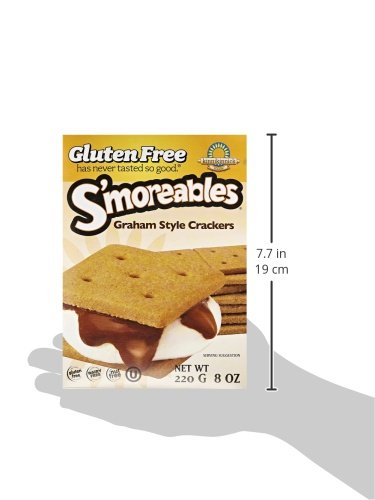 Kinnikinnick S\'moreables Graham Crackers, 8 oz