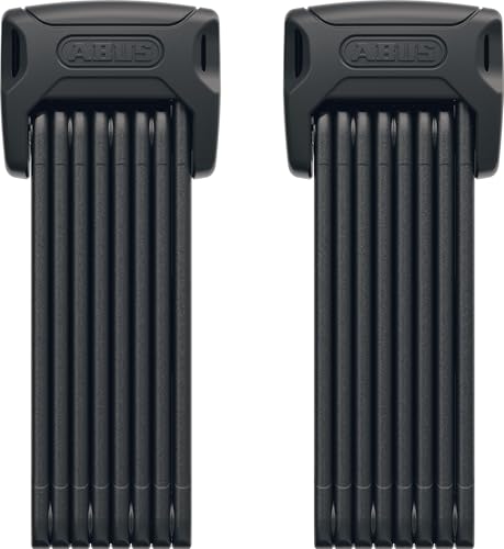 ABUS Faltschloss Bordo 6000K mit SH-Schlosshalter - 2er Set - Fahrradschlösser mit XPlus Zylinder für hohen Manipulationsschutz - ABUS-Sicherheitslevel 10 - Länge 120 cm