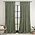 RYB HOME Sage Green Velvet Curtains 84 inch, Room Darkening Super Soft Velvet Drapes for Living Room Thermal Insulated Pleat Tapes Window Treatment for Bedroom Playroom, W52 x L84 inch, 2 Panels