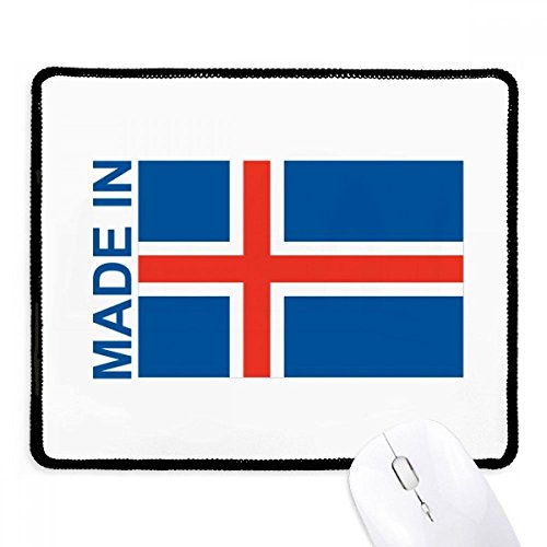 Mousepad antideslizante con bordes cosidos de diseño Country Love negro ideal para tu oficina