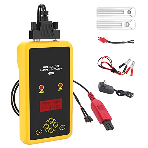 Automotive Fuel Injector Tester 12V, Fuel Injector Signal Generator, Automotive Fuel Injection System Cleaning Assistant