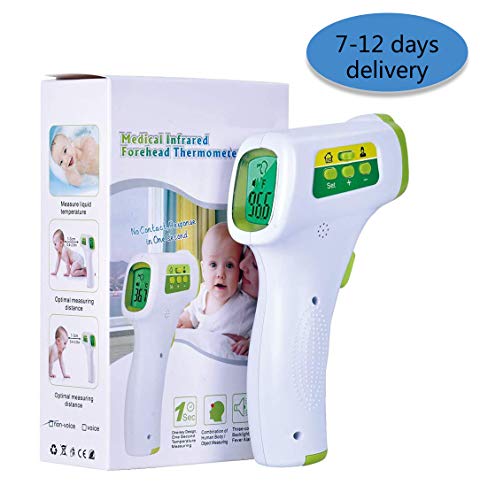 Digital Infrared Forehead Thermometer Non-Contact Digital Thermometer with Fever Alert Function, 3 i - //coolthings.us