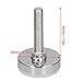 POCREATION 2Pcs Adjustable Furniture Leg Leveller 2Pcs Metal Support Screw Tool M8 for Home, Office, Restaurant