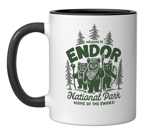 Star Wars Travel Vacation Endor Ewoks Ceramic Mug