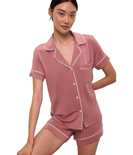 Image of Eberjey Gisele Rib Relaxed Short PJ Set
