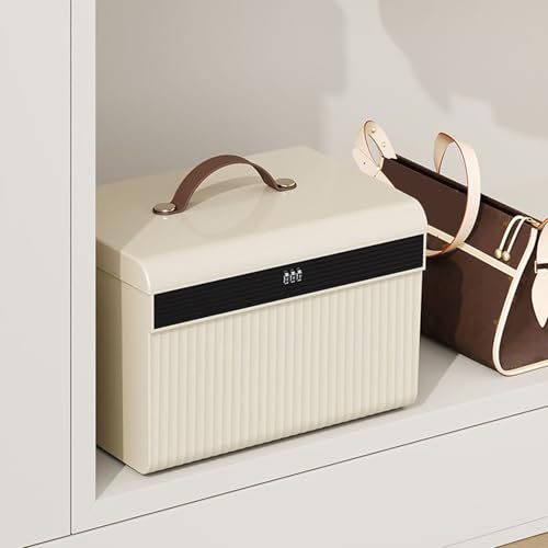 Grande boîte avec serrure à combinaison double couche pour documents et espèces - 3
