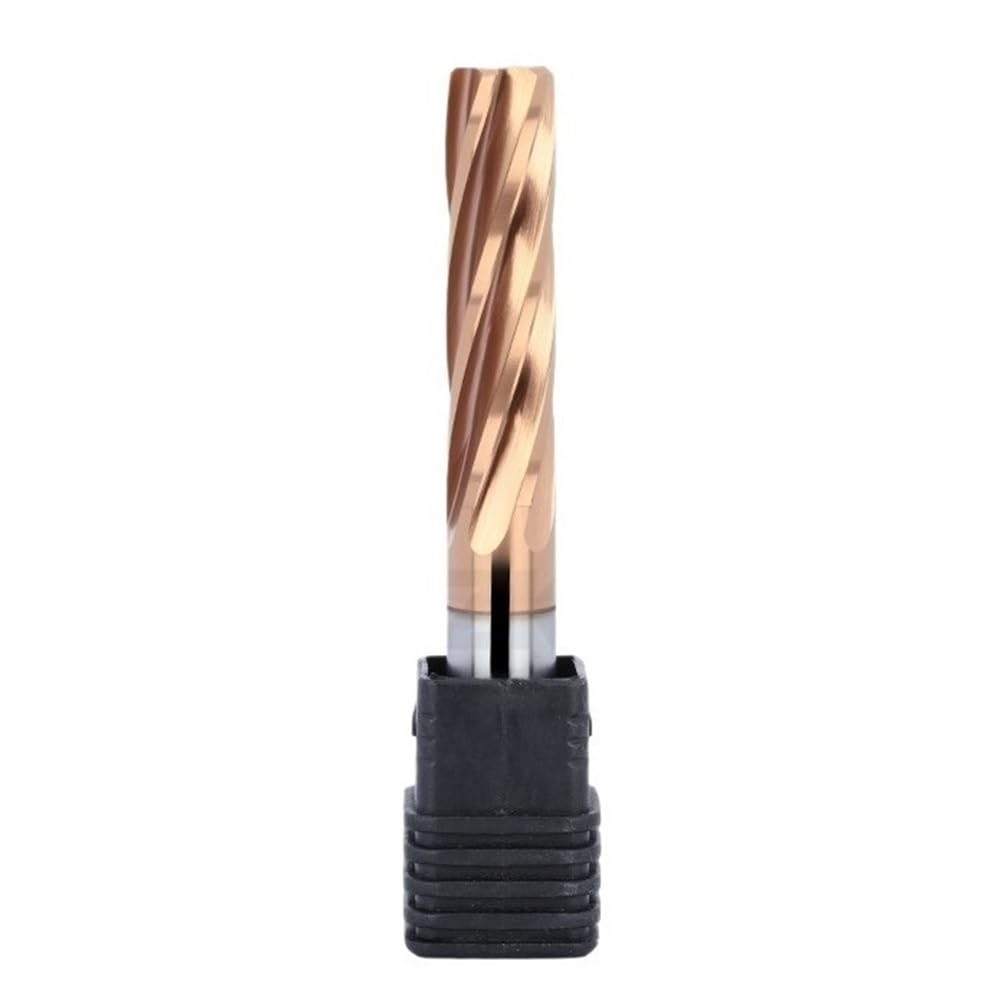 Alesatore a mandrino rivestito H7 - Alesatore a spirale in metallo duro da 6-20 mm, acciaio temprato HRC65, 6 taglienti, acciaio al tungsteno(20x60x100mm)