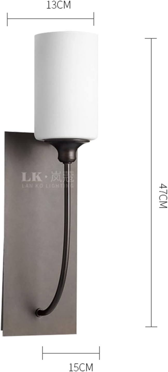 MARURY Brass Wall Sconce Lighting, Modern Indoor Interior Bedroom Wall Sconces Vanity Light Antique Bathroom Wall Light, for Living Room Bathroom Bedroom and Hallway Wall Sconce Lighting