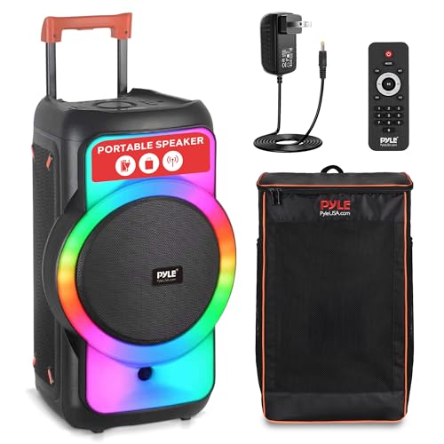 Pyle Bluetooth Party Speaker, 160W Bluetooth Party Box Speaker with True Wireless Stereo System,...