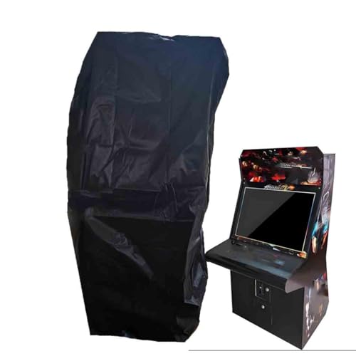 Game Machine Cover Waterproof Black Arcade Machine Covers Full Dust Cover Video Games for Electronic Game Machines (black, 20x27x57in)