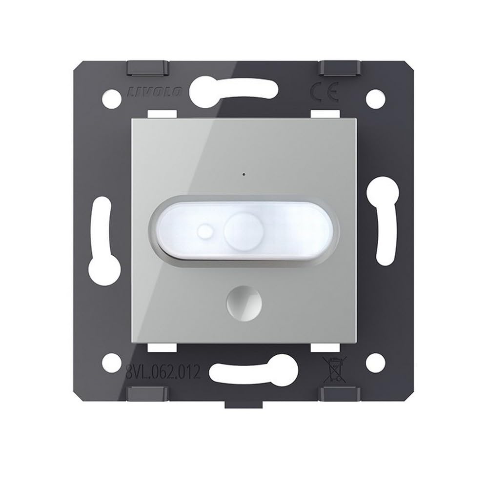 LIVOLO Sensor de movimiento Interruptor táctil PIR Sensor infrarrojo automático Temporizador UP Gris