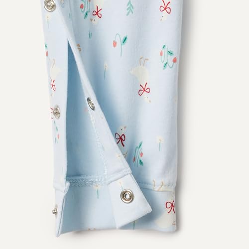 Amazon Essentials X Sofia Grainge Unisex Babies' Footless Sleepsuit, Ivory/Geese, Newborn - image 3
