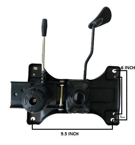 Image of Modern Black Office Chair Push Back Mechanism, Power Hydraulic, Revolving