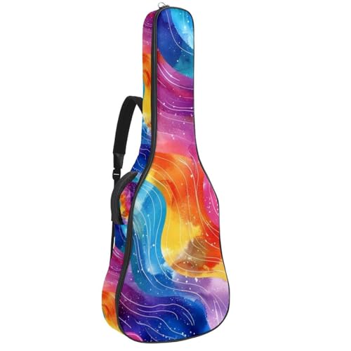 Sac de transport pour guitare imperméable qui évite les chocs grâce à l'éponge épaisse