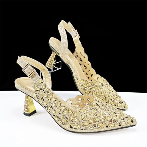 Mini sac à chaussures évitant les rayures sur les talons hauts strass