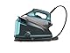 Rowenta DG7623 Compact Steam Pro Dampfbügelstation | 6,3 Bar Pumpendruck | Dampfstoß: 325 g/Min. | abnehmbarer 1,1 Liter Wassertank | Präzisionsspitze | Blau/Schwarz