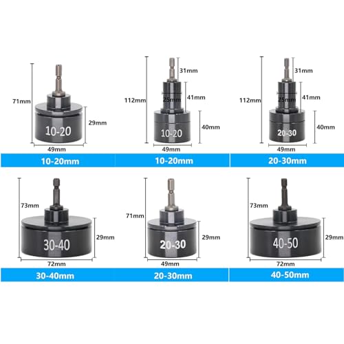 Tappatrice elettrica per bottiglie, strumento di tappatura a vite portatile con 6 teste di tappatura, velocità regolabile 800-1400 giri/min, coppia 2-25 Kgf.cm per tappi di bottiglia da 10-50 mm