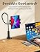 Tablet Stand, Kindle Holder for Reading in Bed, [Flexible Long Arm Gooseneck] [Anti-Slip] [Hands Free]Phone Holder for Bed Desk, i pad Stand for Fire/i pad/iPhone/Switch/Tablet Devices (4.7''-12.9'')