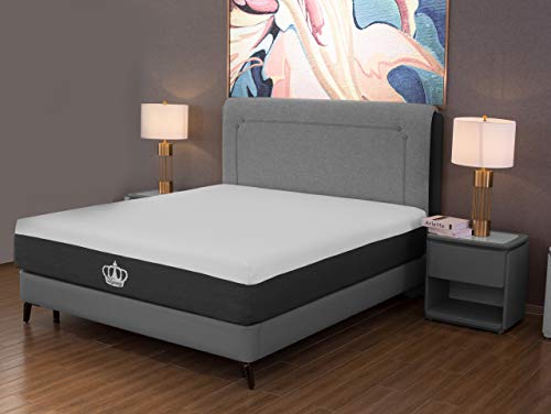 Dynasty Mattress 12" Cooling Gel Memory Foam Bed (Medium Firm - Twin Size) - Thumbnail 2