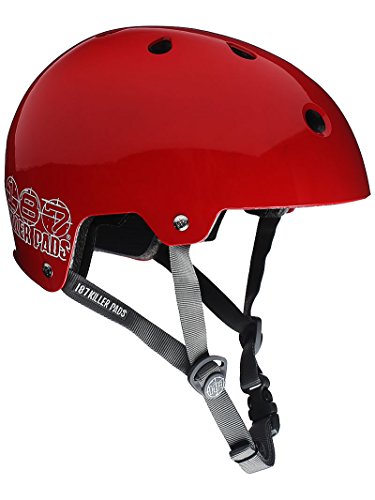 187 CPSC Certified Helmet Gloss SM/MD Red