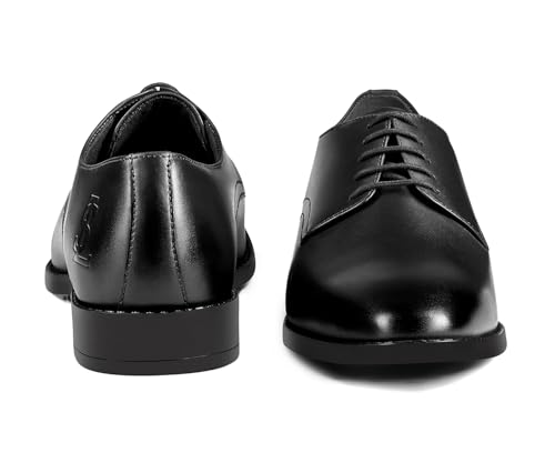 Image of LOUIS STITCH Formal Derby Lace Up Shoes for Men | Handcrafted Italian Leather Mens Shoes (LSNRXPL)