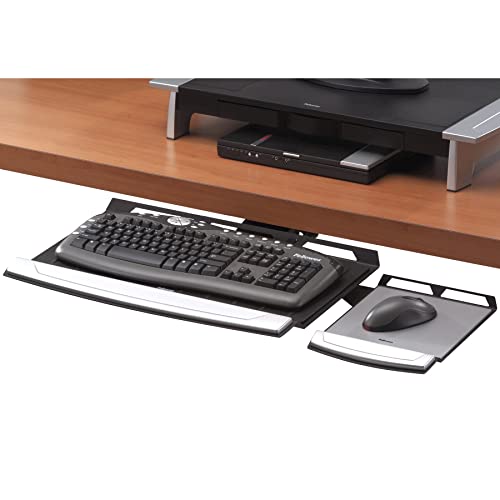 Fellowes 8031301 Noir support de clavier réglable ergonomique sous bureau